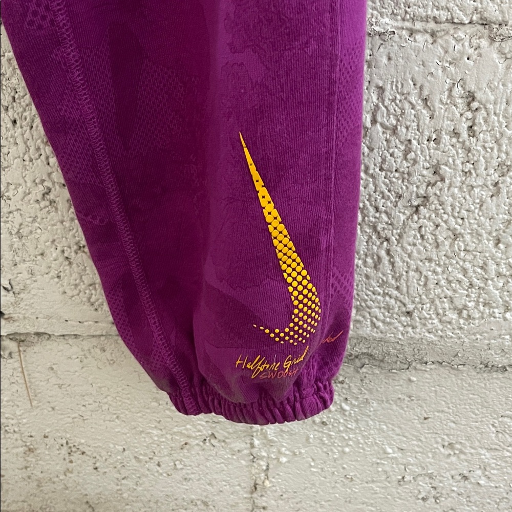 Nike Standard Issue Purple Jogger Sweatpants - Picture 3 of 7